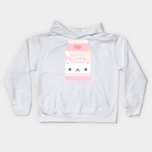 Kawaii milk box Kids Hoodie